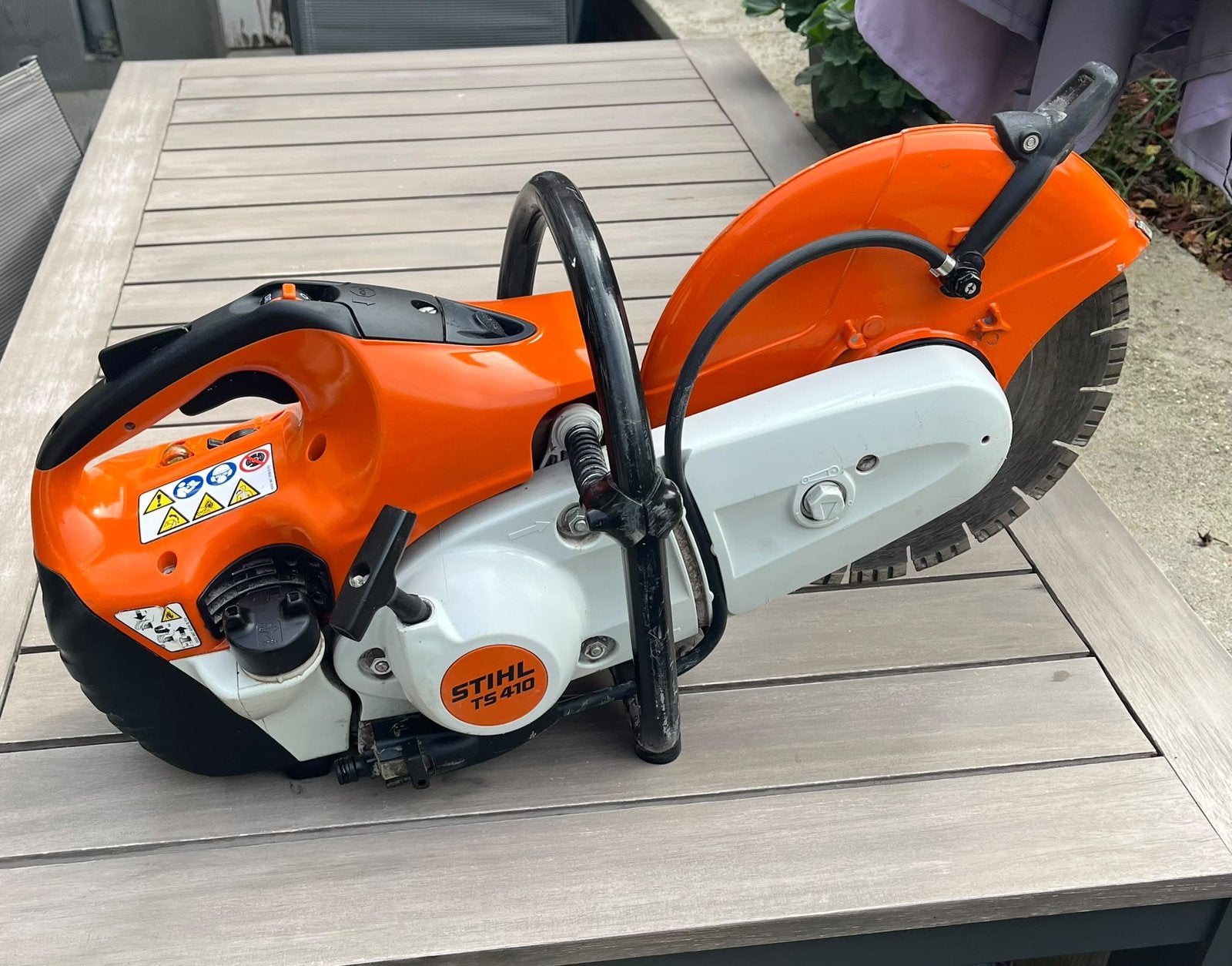 2025 - Stihl TS410 Doorslijper, Ophalen, Zo goed als nieuw