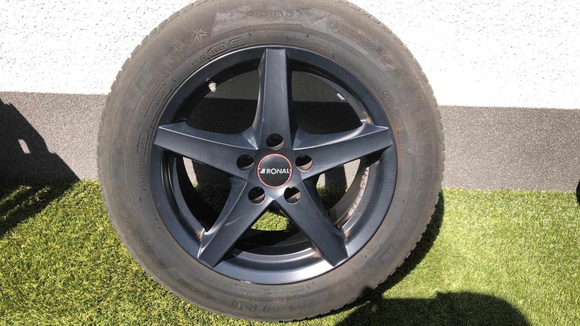 Velgen met winterbanden., Ophalen, Gebruikt, 16 inch, Banden en Velgen