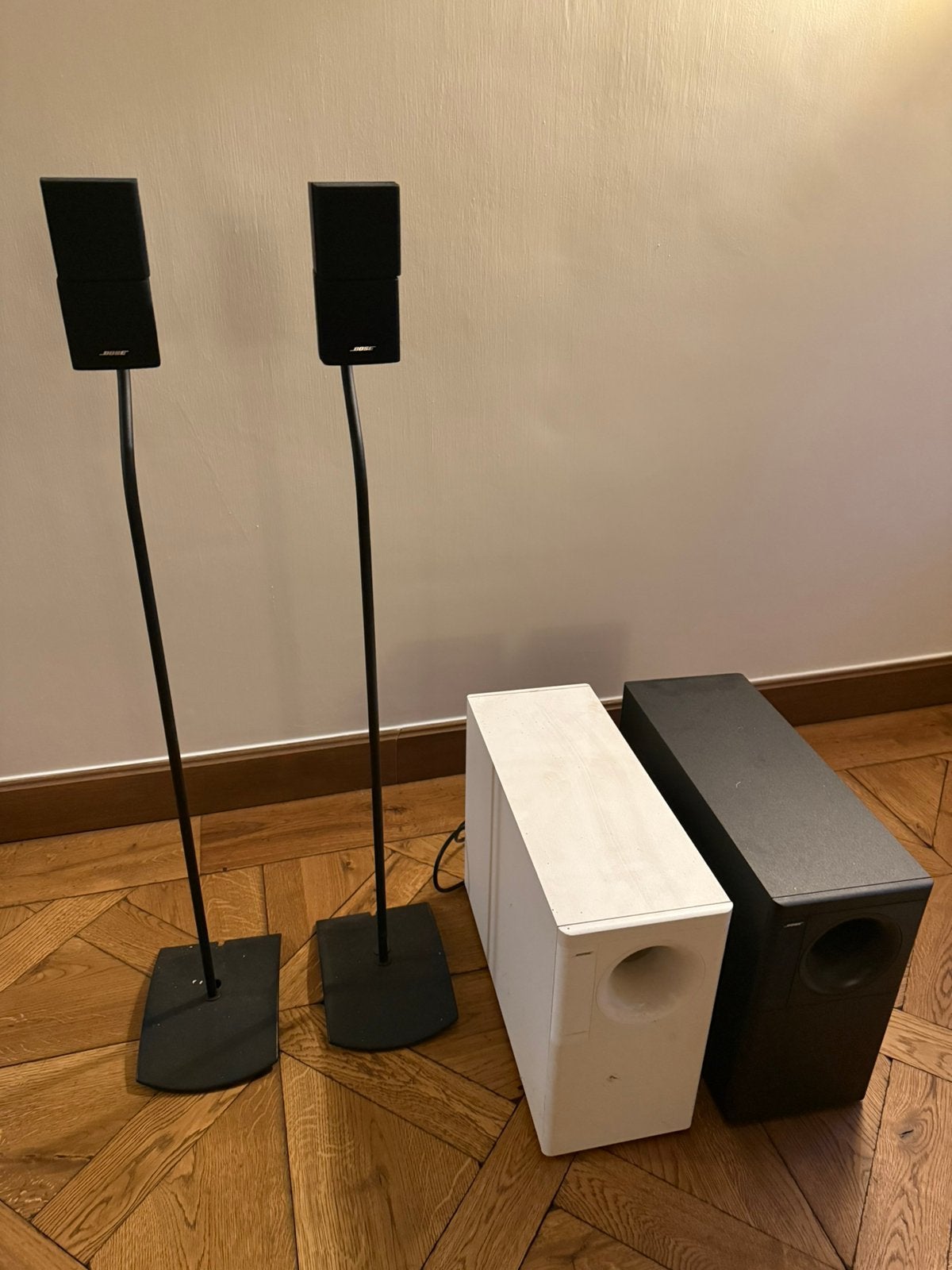 Bose - subwoofer en set staande boxen, Audio, Tv en Foto, Home Cinema-sets, Ophalen, Zo goed als nieuw