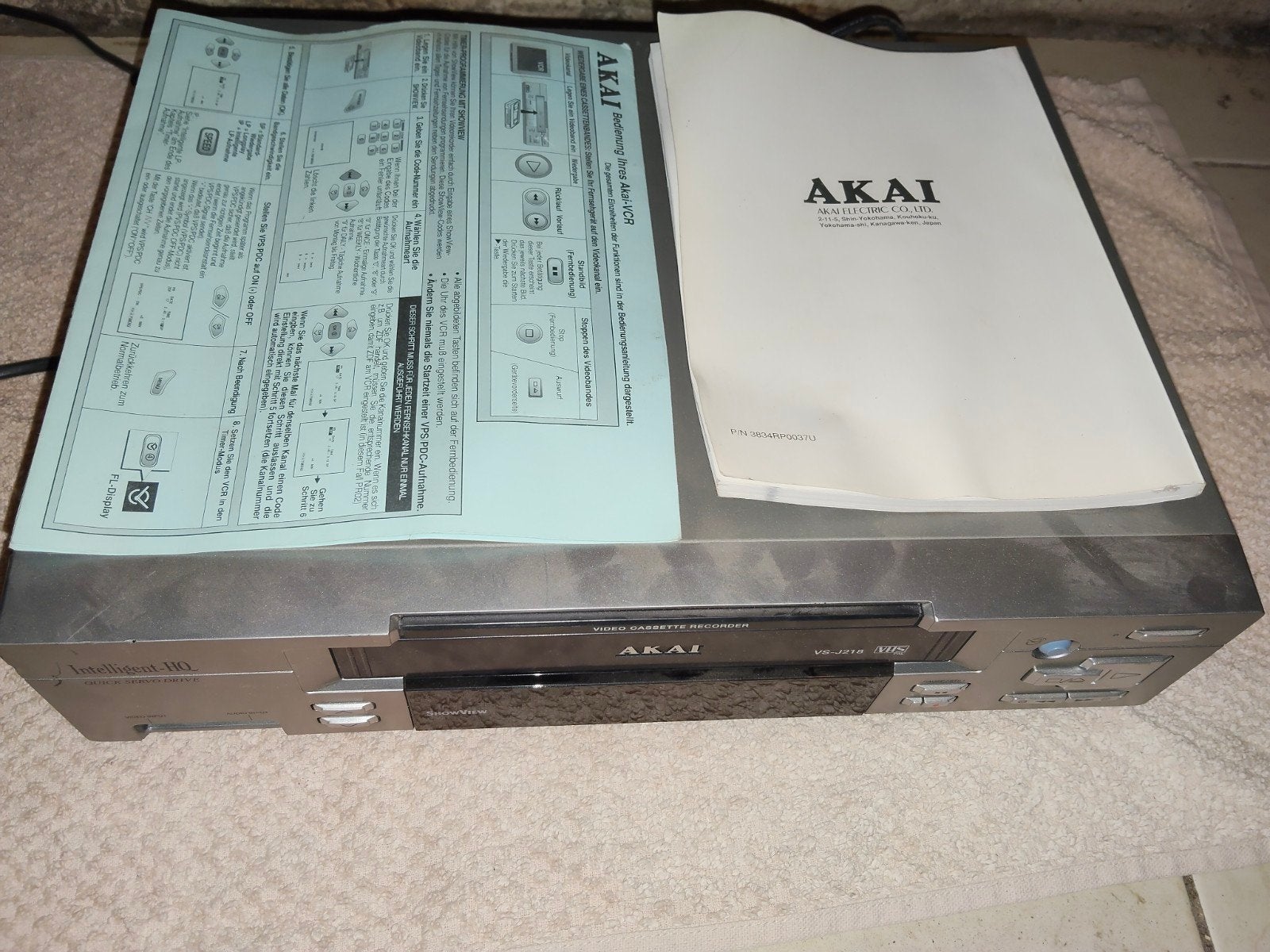 Enregistreur vidéo VHS Akai VS-J218, Enlèvement ou Envoi