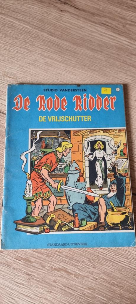 Strip De rode ridder - 5 De vrijschutter, Eén stripboek, Ophalen of Verzenden, Gelezen, Willy Vandersteen