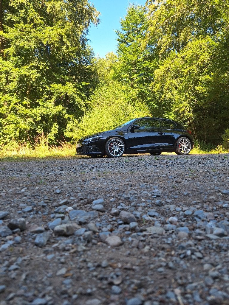 VW Scirocco, 4 zetels, 1984 cc, Zwart, Handgeschakeld
