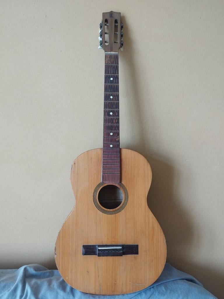 Guitare acoustique, Musique & Instruments, Instruments à corde | Guitares | Acoustiques, Enlèvement, Utilisé, Guitare classique ou espagnole