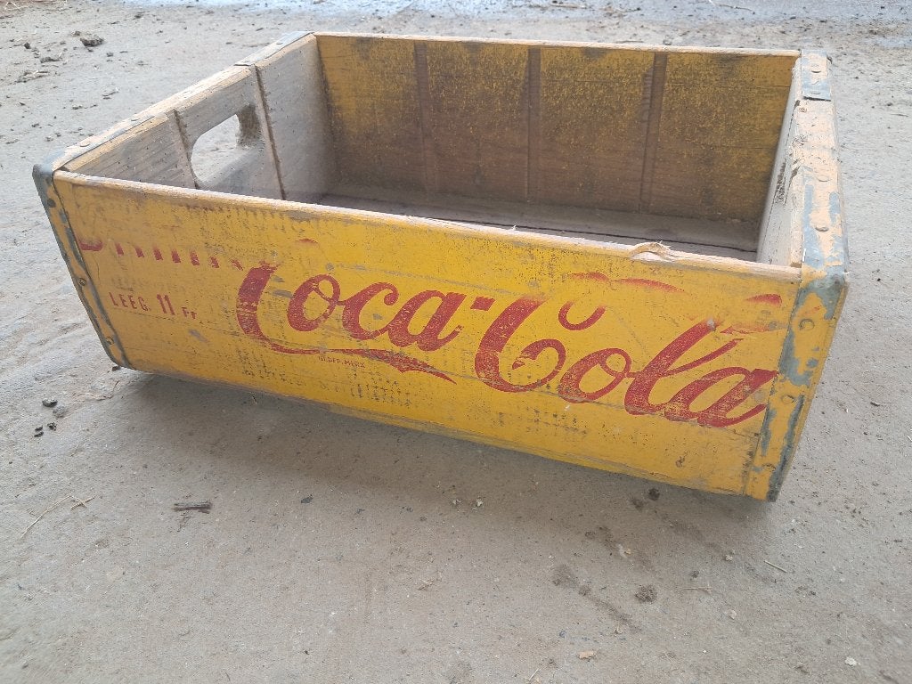 Coca Cola Vintage - contenant en bois, Enlèvement, Utilisé, Emballage
