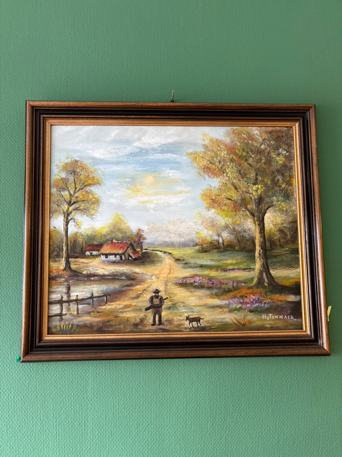 Collection de peintures anciennes/vintage, Enlèvement ou Envoi, Vintage