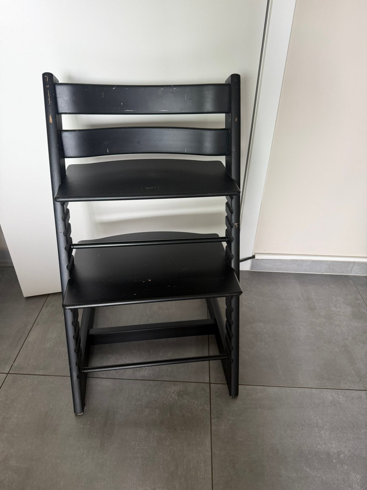 Stokke triptrap zwart, Ophalen, Gebruikt
