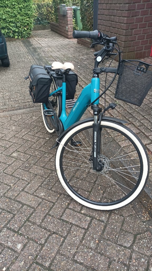 Ellektrische damesfiets, 47 tot 50 cm, Versnellingen, Zo goed als nieuw, Schijfrem