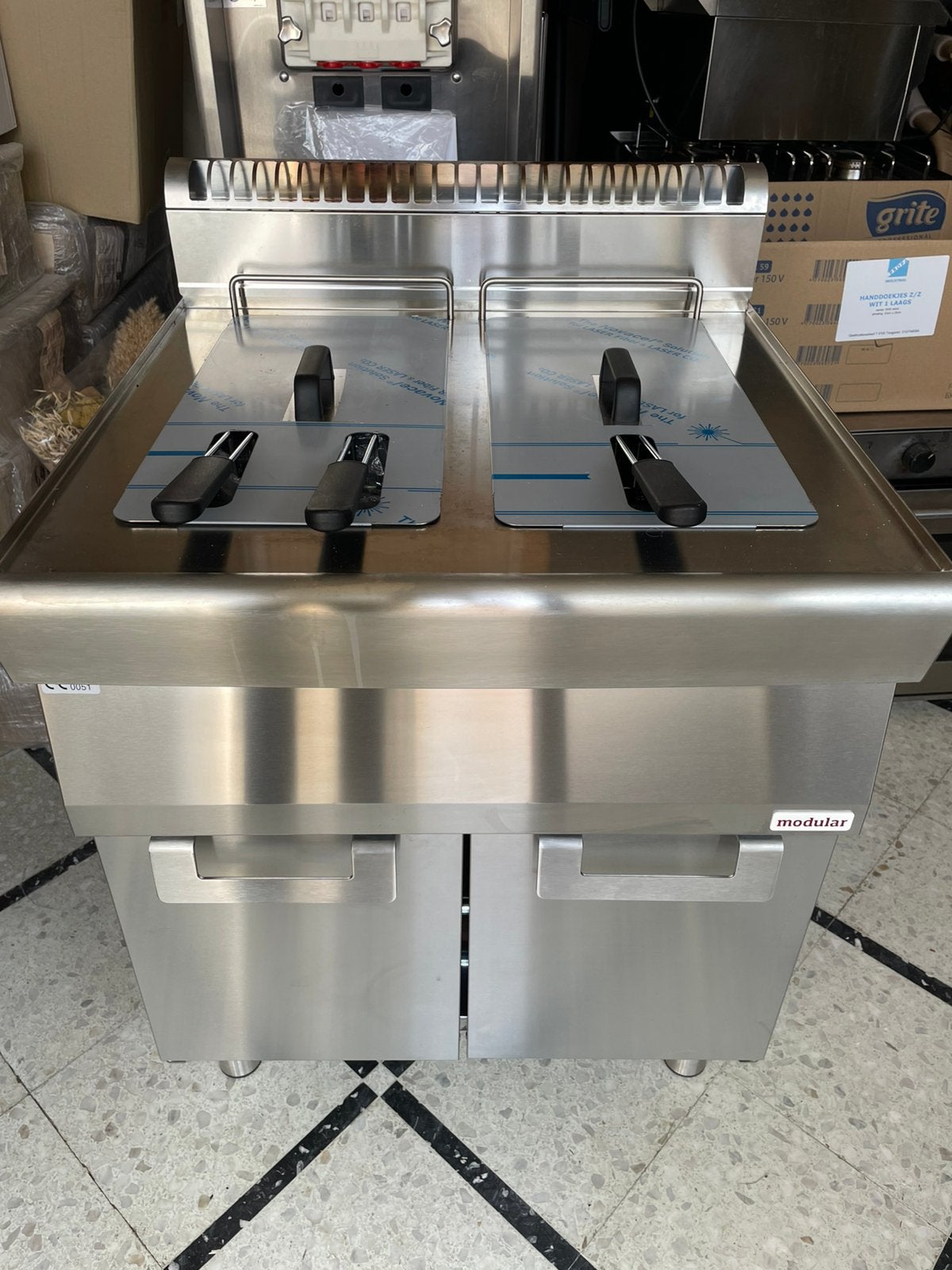 Moduler gas fryer foodtruck horeca, Enlèvement, Neuf, sans emballage, Cuisinière, Friteuse et Grils