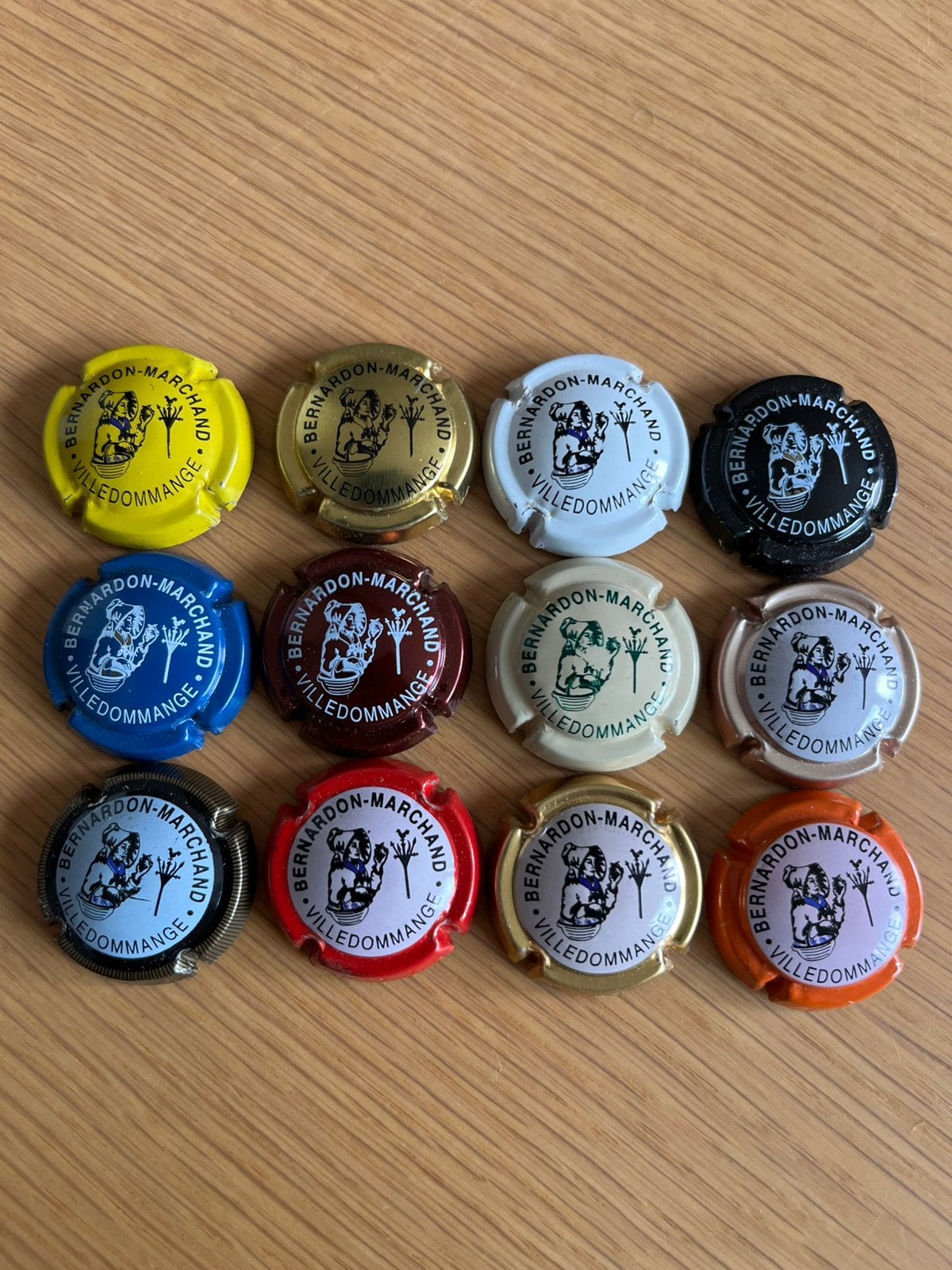 Champagne capsules Bernardon Marchand, Handtassen en Accessoires, Piercings, Ophalen of Verzenden, Zo goed als nieuw