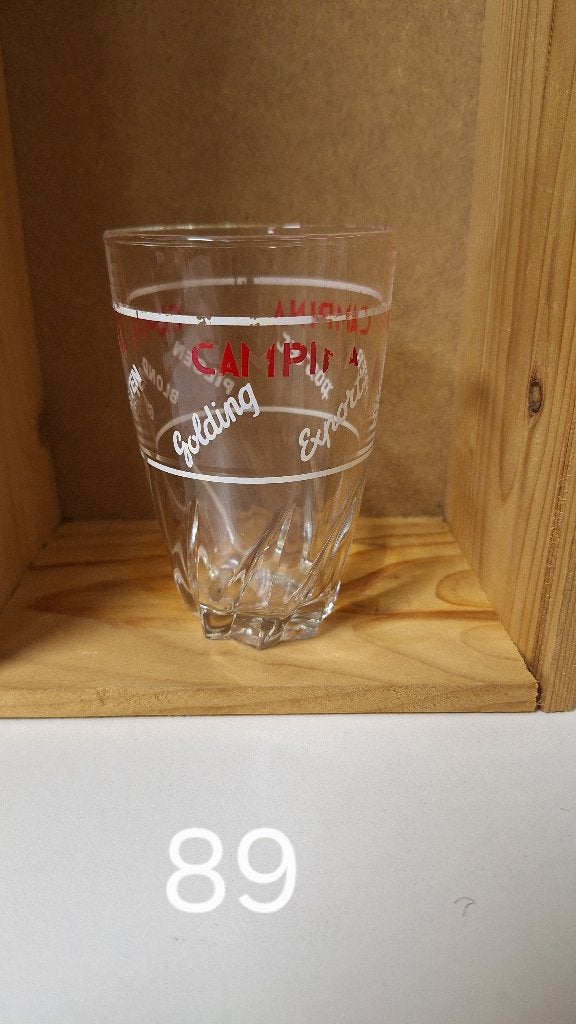 bierglas Campina (nr 89), Ophalen, Gebruikt, Glas of Glazen, Overige merken