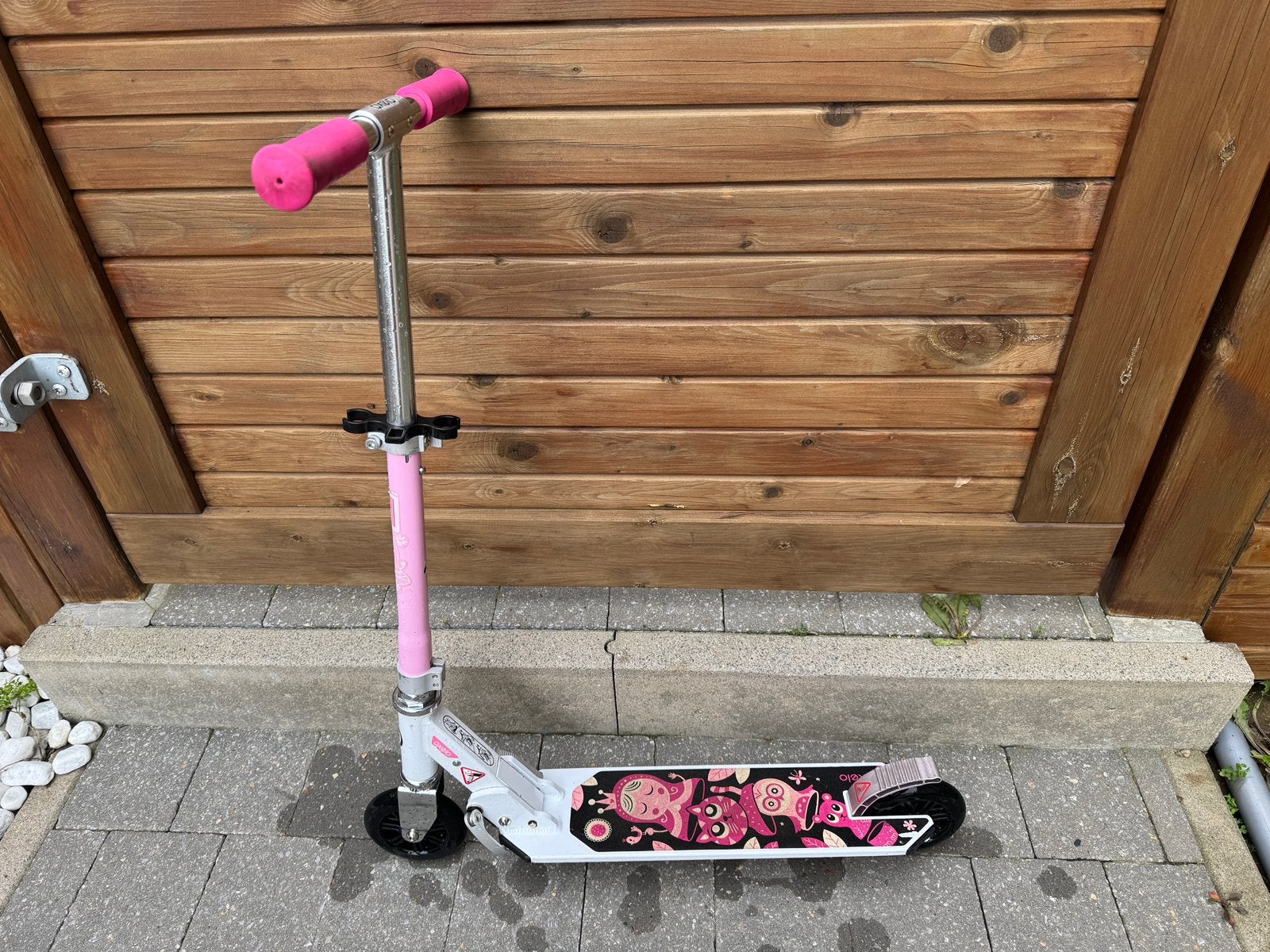 Trottinette rose fille, Ophalen, Zo goed als nieuw