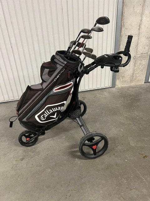 Golf beginnersset met trolley, Ophalen, Gebruikt