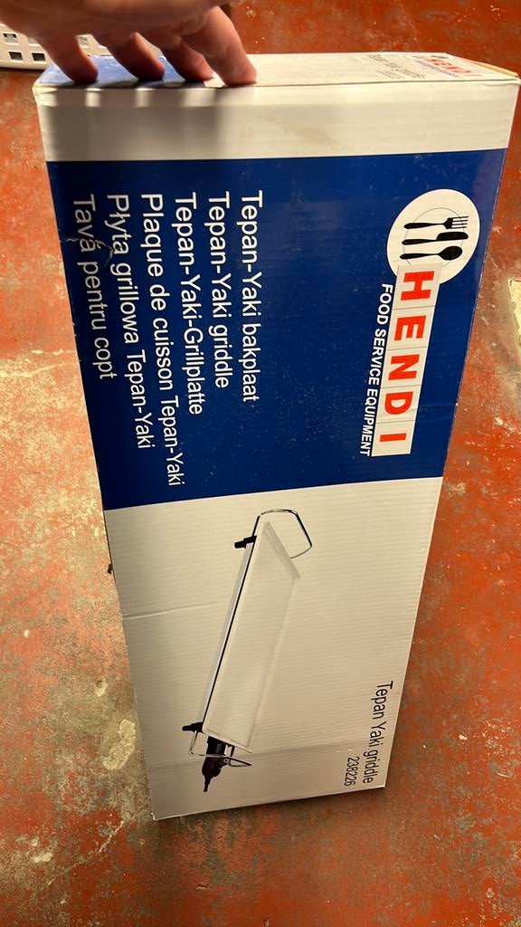 Hendi tepan-yaki griddle, Ophalen, Nieuw in verpakking, Inox Meubilair