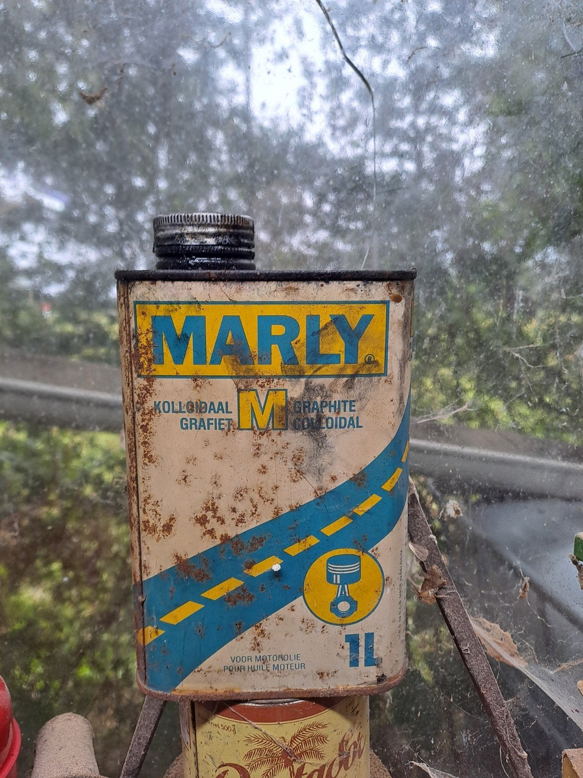 oud Marly olieblik 2/3 vol, Autos : Divers, Enlèvement ou Envoi