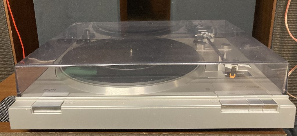 Philips F7230 volautomatische platenspeler, TV, Hi-fi & Vidéo, Tourne-disques, Philips, Tourne-disque, Enlèvement, Automatique