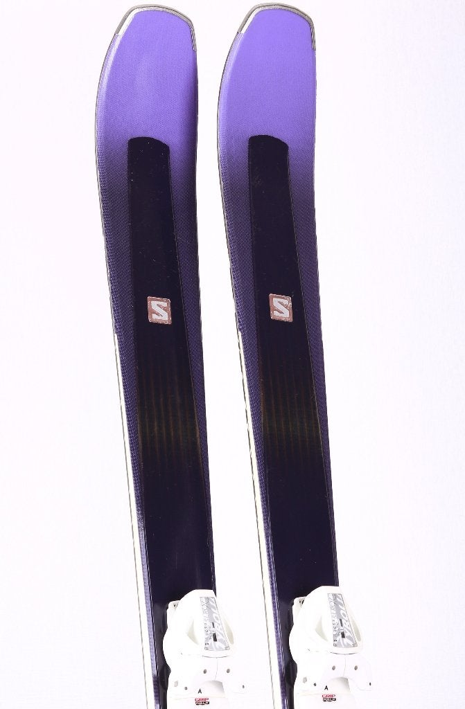 158 cm dames ski's SALOMON AIRA 84 Ti, grip walk, 140 tot 160 cm, Gebruikt, Verzenden, Salomon