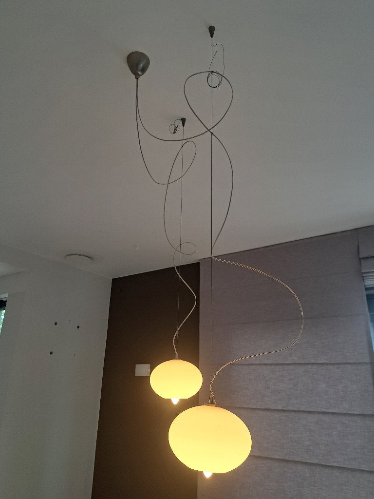 Prandina Hanglamp, Ophalen, Stijlvol elegant design, gezellig, Gebruikt, E14 (klein)