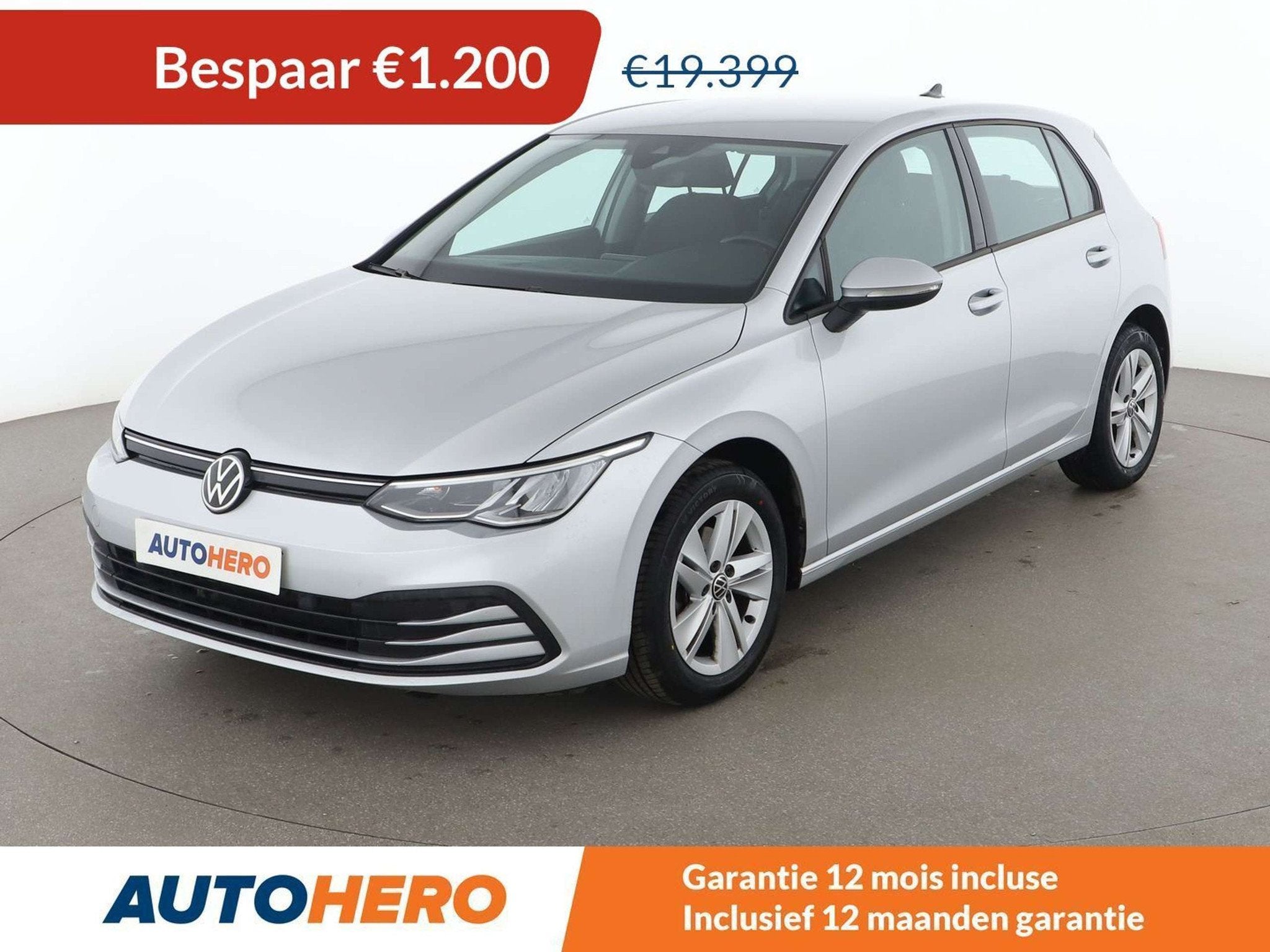 Volkswagen Golf 1.0 TSI Life (bj 2021), Auto's, Stof, Gebruikt, Euro 6, 1264 kg