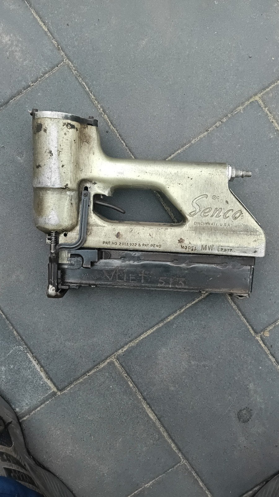 Professionele Senco MW7577 tacker op lucht, Ophalen of Verzenden, Gebruikt