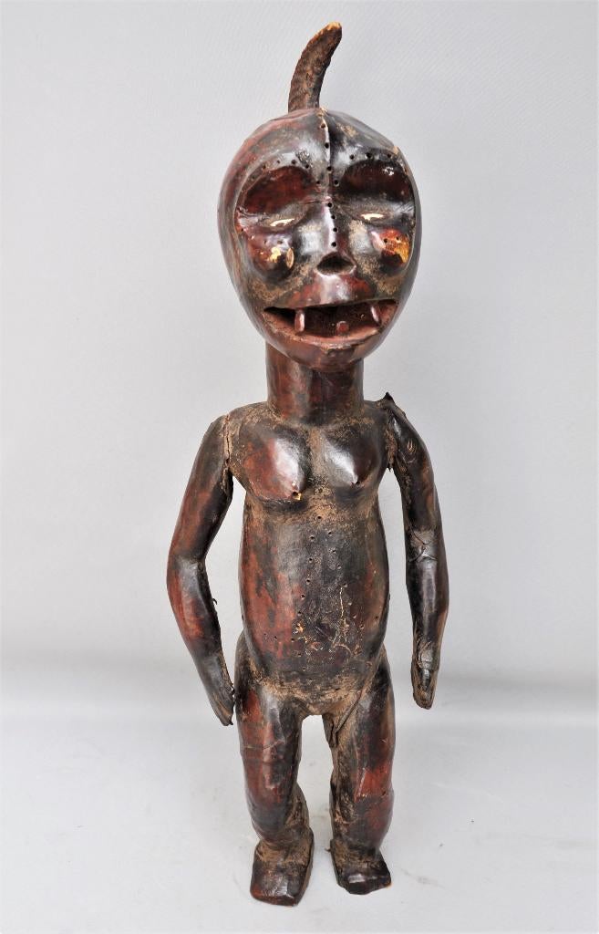 Zeldzame beschermingsfetish van de EKOÏ stam, Nigeria, Antiek en Kunst, Ophalen of Verzenden