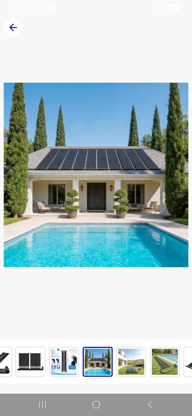 Solarmatten voor zwembad te verwarmen, Tuin en Terras, Ophalen, Gebruikt, Verwarming
