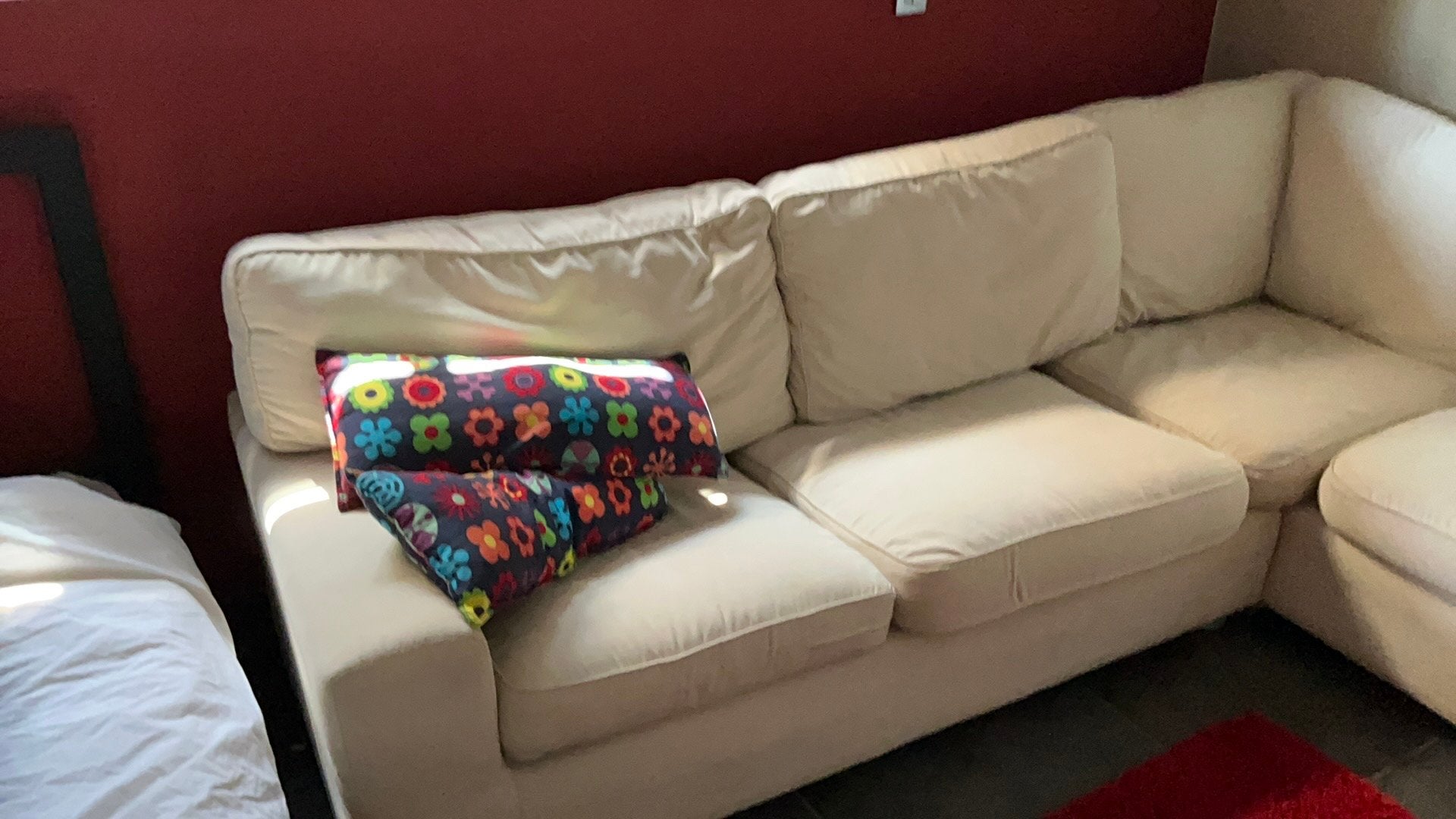 Beige zetel, 75 à 100 cm, Banc d'angle, Modern strak, Enlèvement