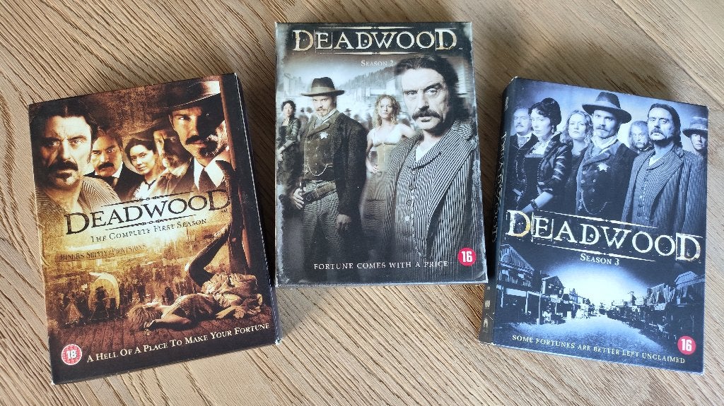 Deadwood (complete serie), Cd's en Dvd's, Vanaf 16 jaar, Ophalen of Verzenden, Zo goed als nieuw, Seizoen 1