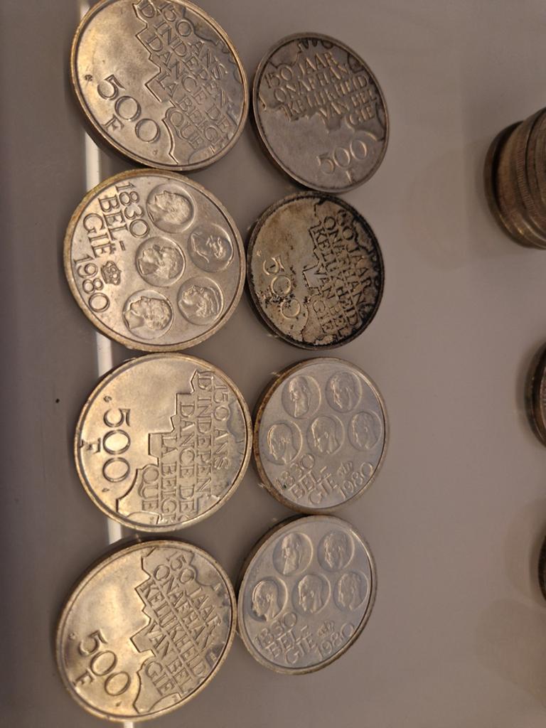 Collectie munten, Ophalen