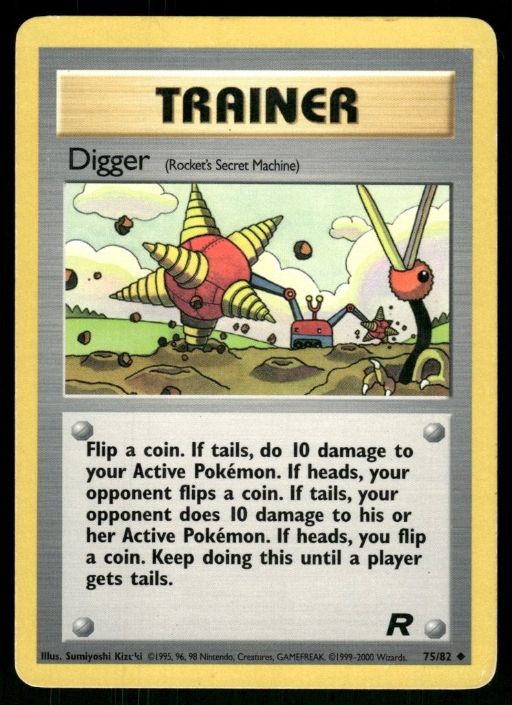 Digger 75/82 - Team Rocket (G), Envoi, Utilisé