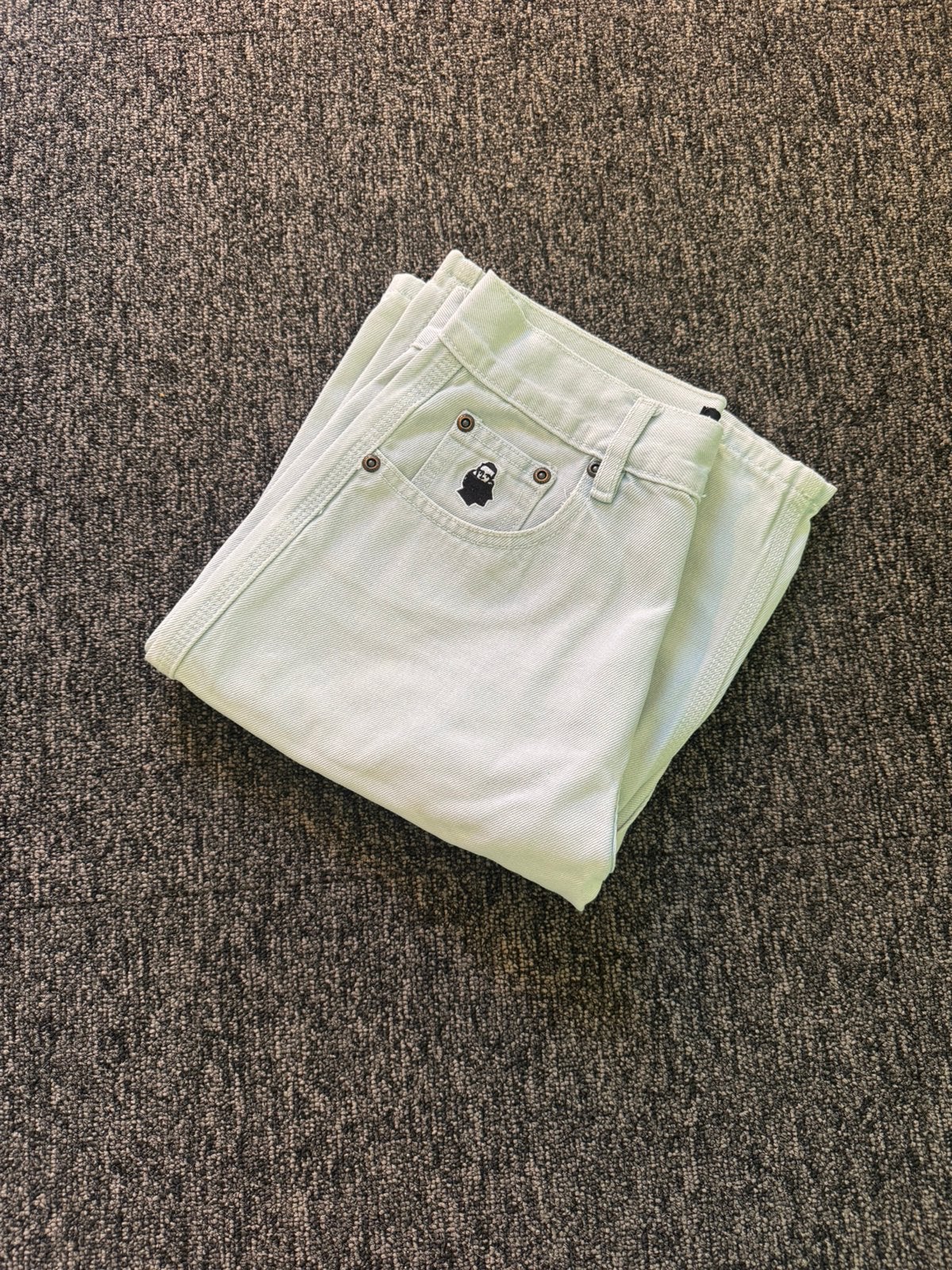 NNSNS bigfoot jeans short, Ophalen of Verzenden, Zo goed als nieuw, Blauw