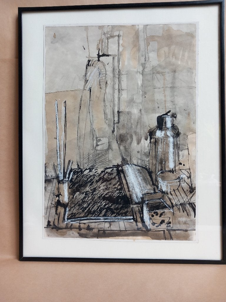 Tekening Dirk Claesen, Ophalen
