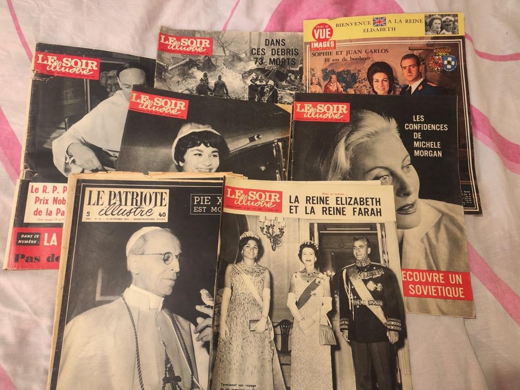 Lot d'anciens journaux 1911-1960, Enlèvement
