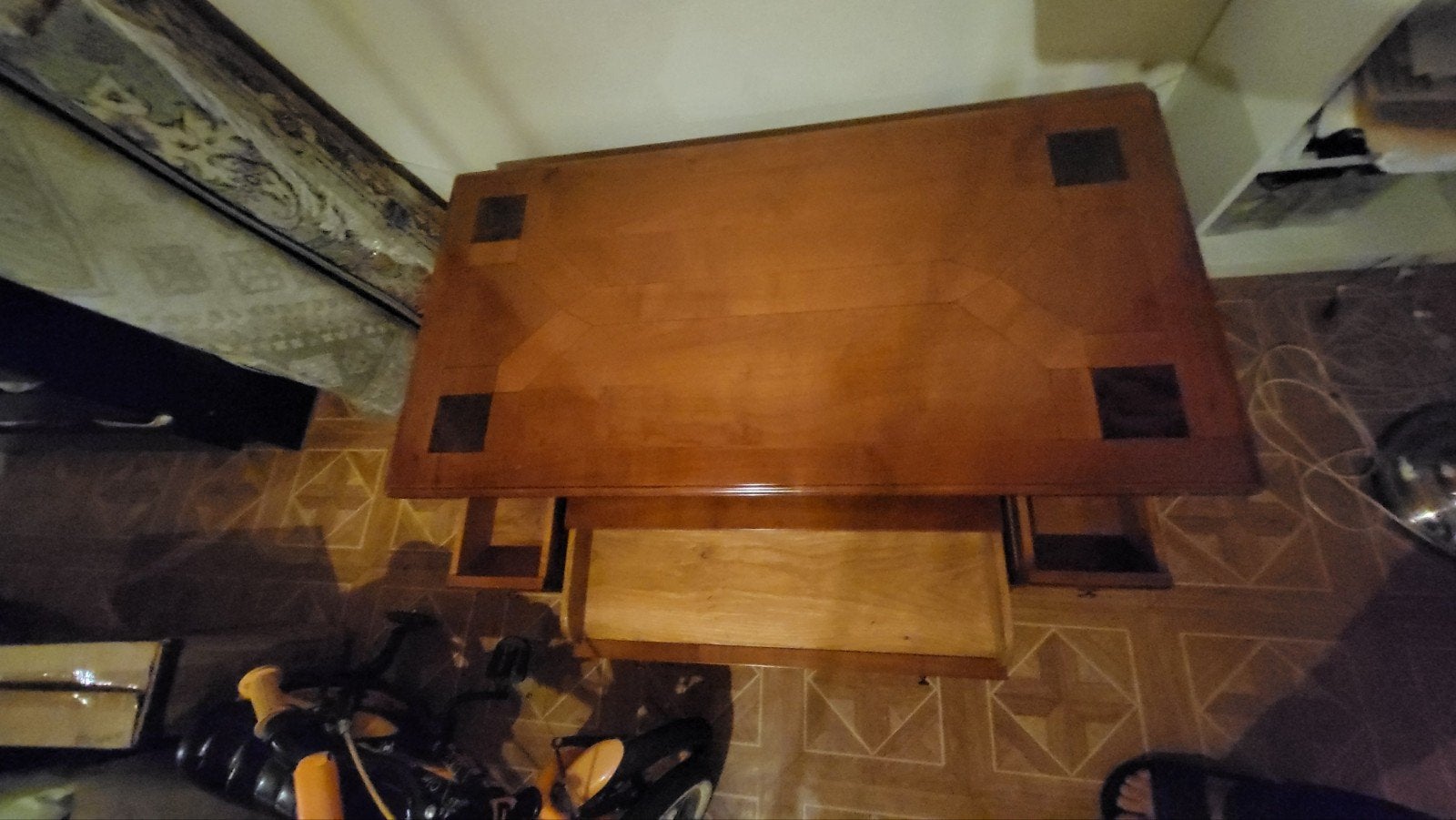 Prachtige mahoniehouten salontafel met laden, Huis en Inrichting, Woonaccessoires | Kisten, Ophalen