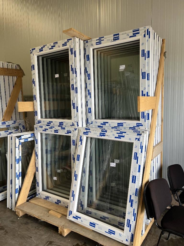 Déstockage de châssis et portes pvc grand stock disponible, Enlèvement ou Envoi, Neuf, Fenêtre de façade ou Vitre, Double vitrage