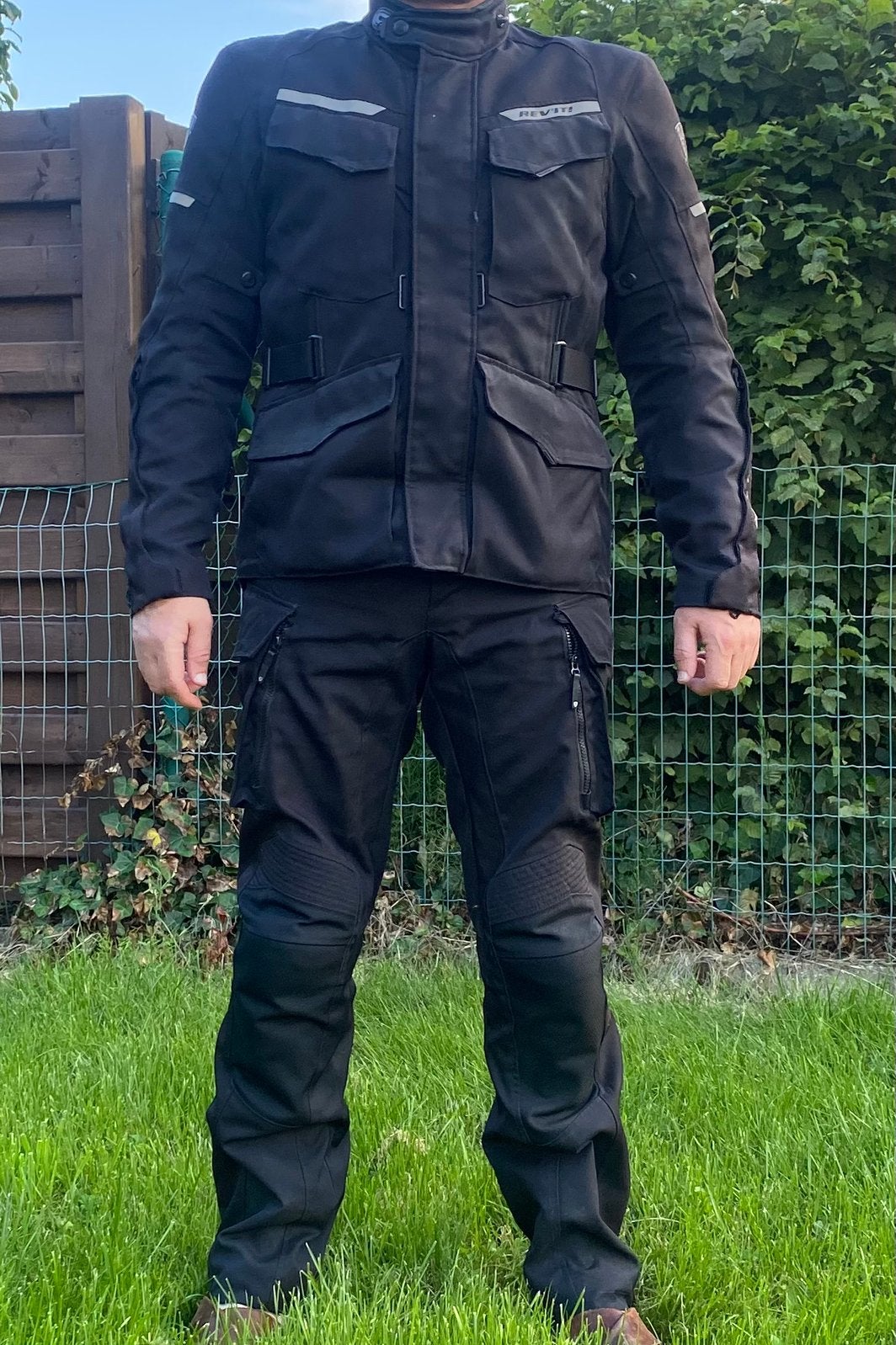 REV’IT motorpak – jas maat M + broek maat S – all-season, Motoren, Kleding | Motorkleding, Ophalen, Tweedehands, Heren, Combipak