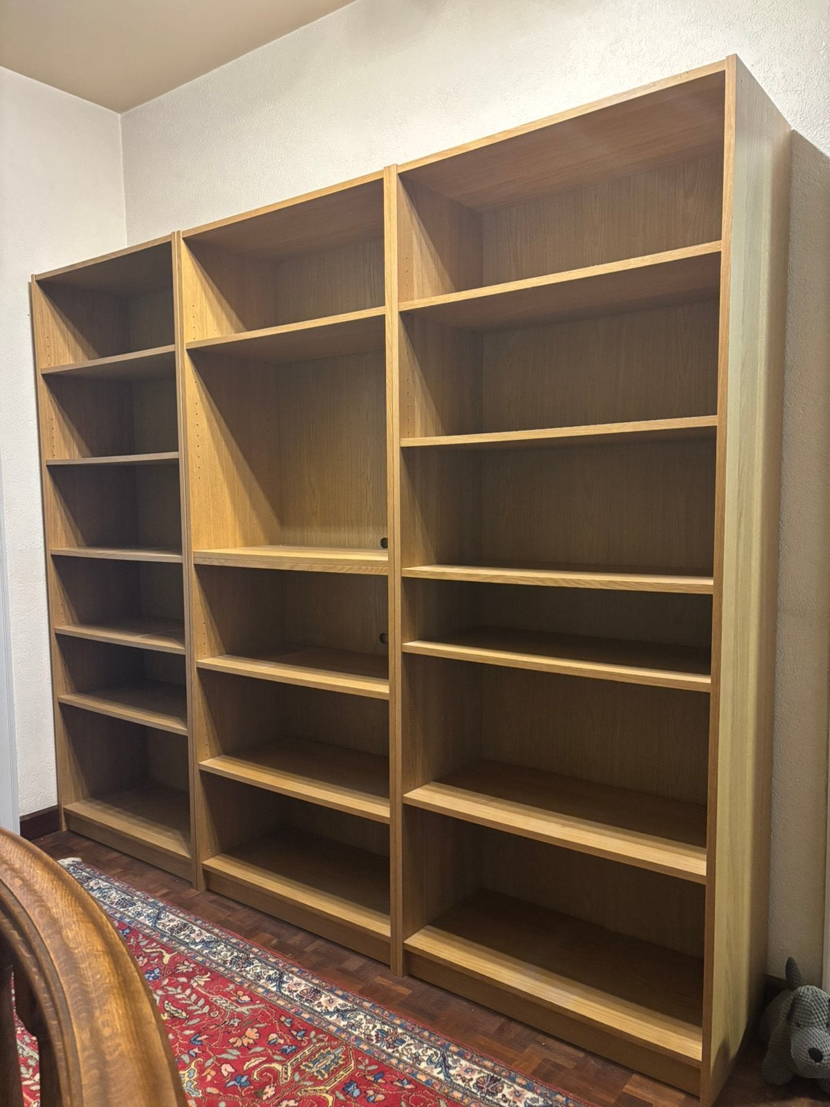 3 étagères en bois, Maison & Meubles, Armoires | Bibliothèques, 25 à 50 cm, Avec tablette(s), Enlèvement, Utilisé