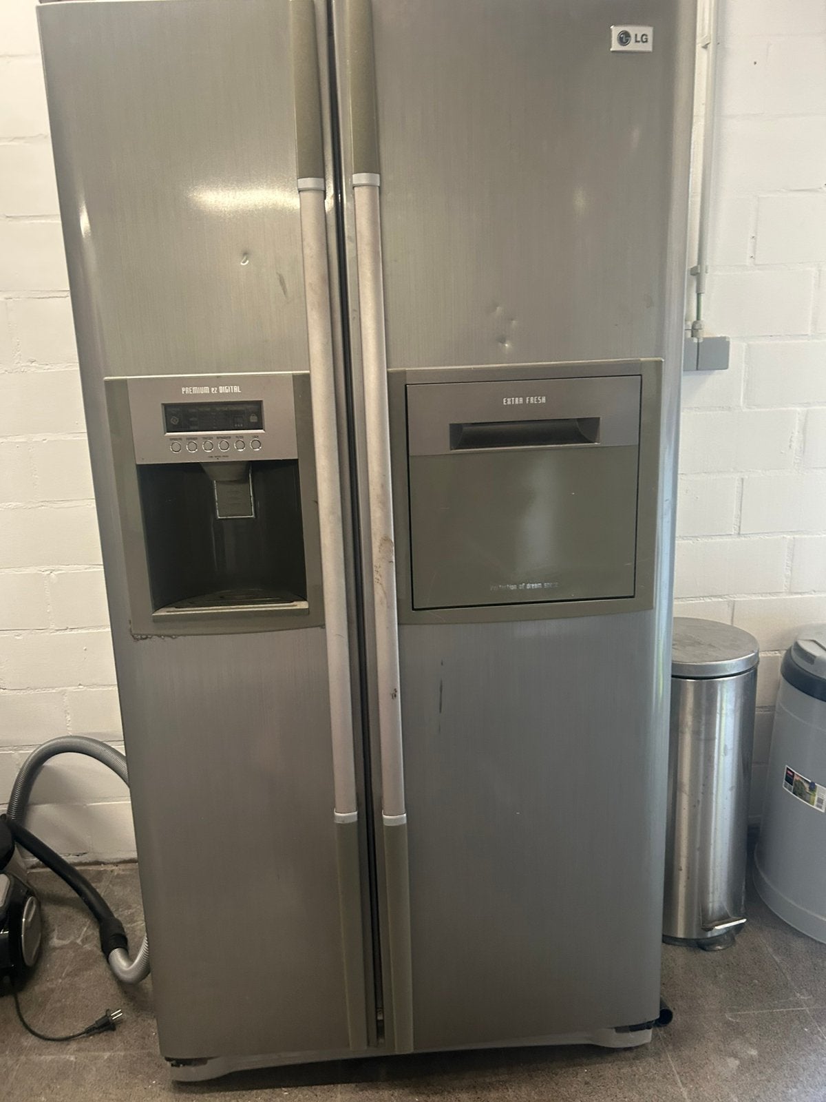 Frigo + diepvries, Ophalen, Gebruikt, 60 cm of meer, 140 tot 160 cm