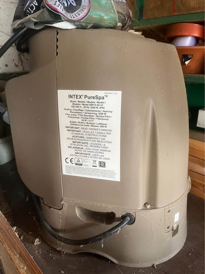 bloc moteur spa intex SSP-H-20-1C, Jardin & Terrasse, Bains à remous et Spas, Enlèvement, Comme neuf, Pompe, Gonflable