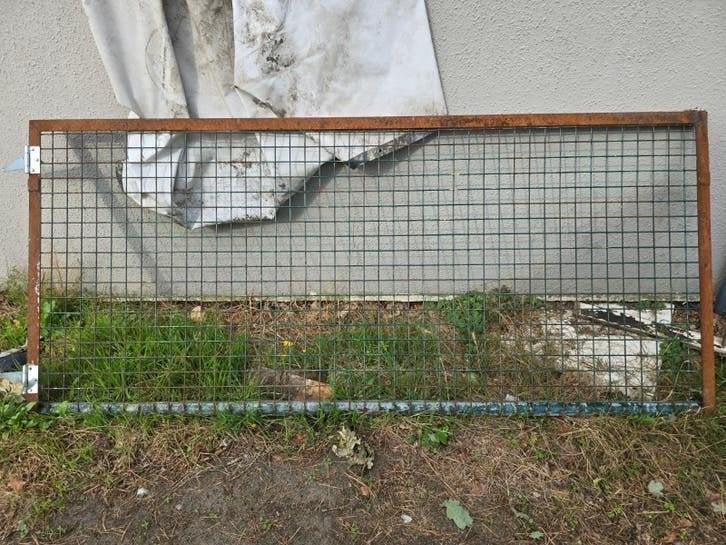 ijzeren poort, Tuin en Terras, Ophalen, Gebruikt, 100 tot 150 cm, IJzer