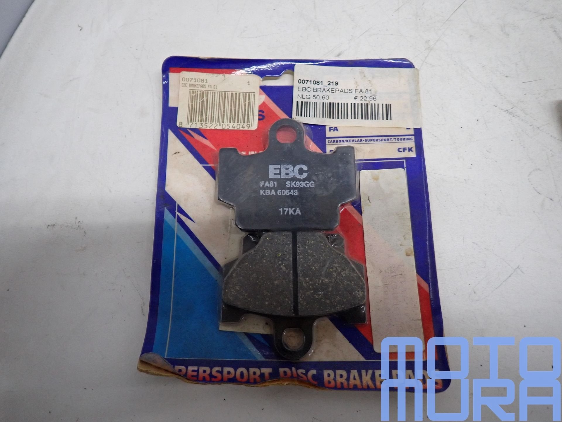 Plaquettes de frein EBC FA081 pour Yamaha DT80 RD80 RX115 RD, Neuf, -, -, -