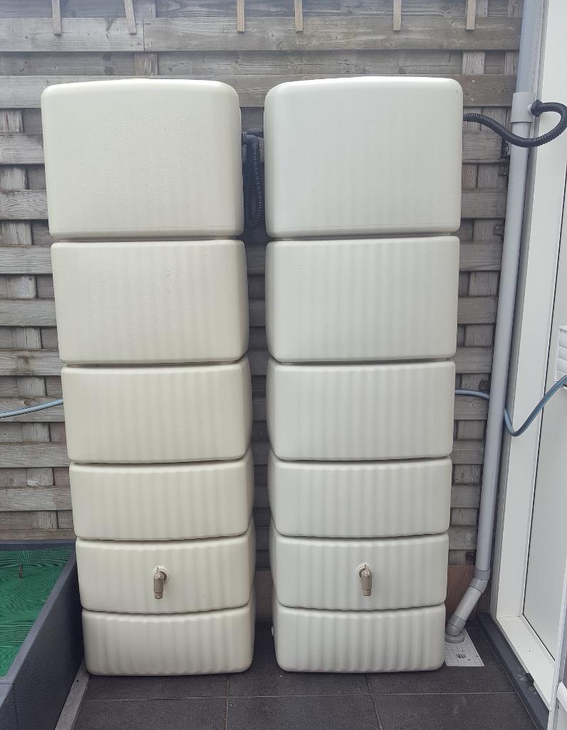 Regenwaterton, Tuin en Terras, Regentonnen, Gebruikt, Kunststof, 150 liter of meer, Met kraantje, Ophalen