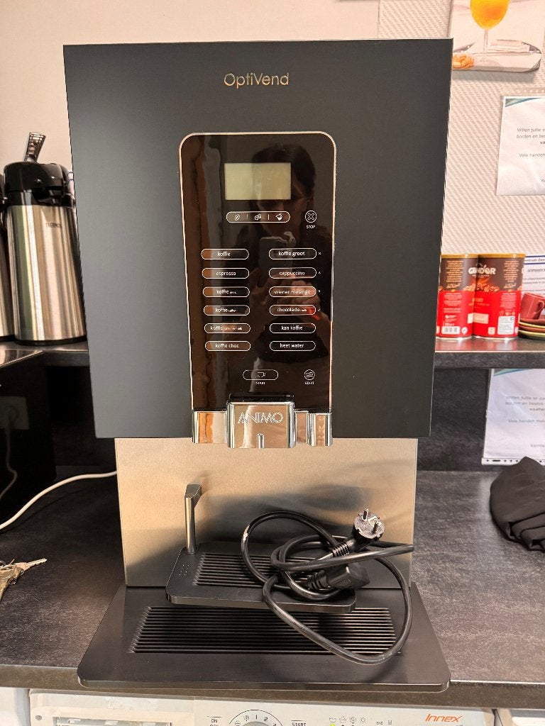 koffieautomaat - Animo Optivend 3TS, Electroménager, Utilisé, Autres types, 10 tasses ou plus, Enlèvement