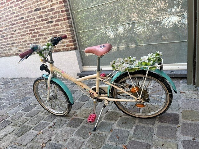 Kinderfiets 20 inch, Fietsen en Brommers, Ophalen, B-twin, Velgrem, 16 tot 20 inch