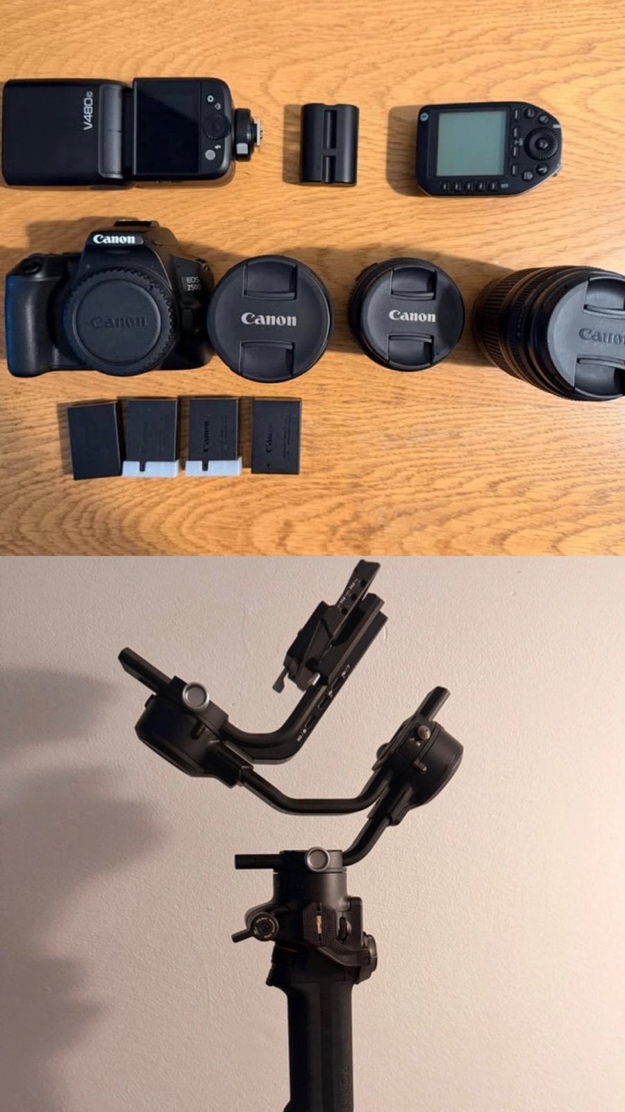 Fotografiebundel + stabilisator (alles samen), Audio, Tv en Foto, Ophalen of Verzenden, Zo goed als nieuw