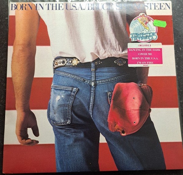 BRUCE SPRINGSTEEN EST NÉ AUX ÉTATS-UNIS, Pochette photo, Pop rock, Enlèvement ou Envoi, Comme neuf