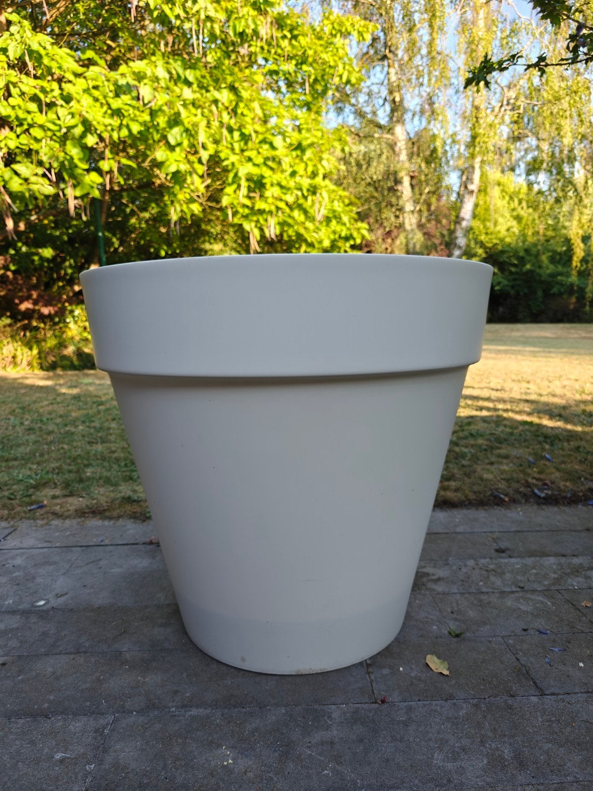 Grote Elho Loft Urban Rond – Wit – Ø70 cm, Ophalen, Kunststof