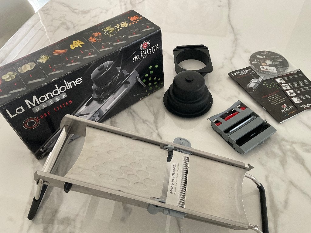 Mandoline Le Bruyer Ultra in roestvrij staal, Ophalen, Metaal, Snijmachine, Overige merken