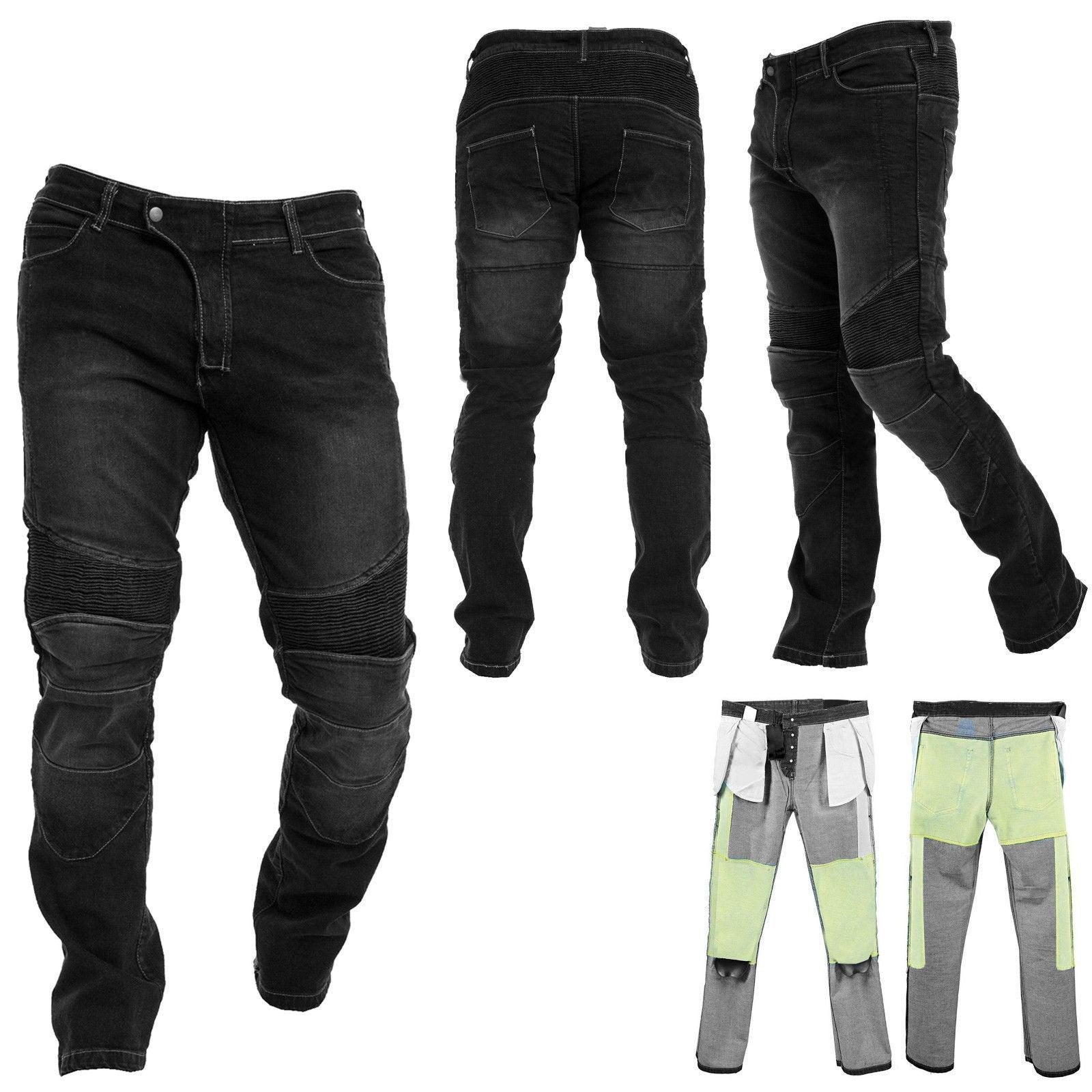 Moto jeans kevlar broek met nieuw pantser, Motoren, Kleding | Motorkleding, Verzenden, Nieuw met kaartje, Broek | textiel