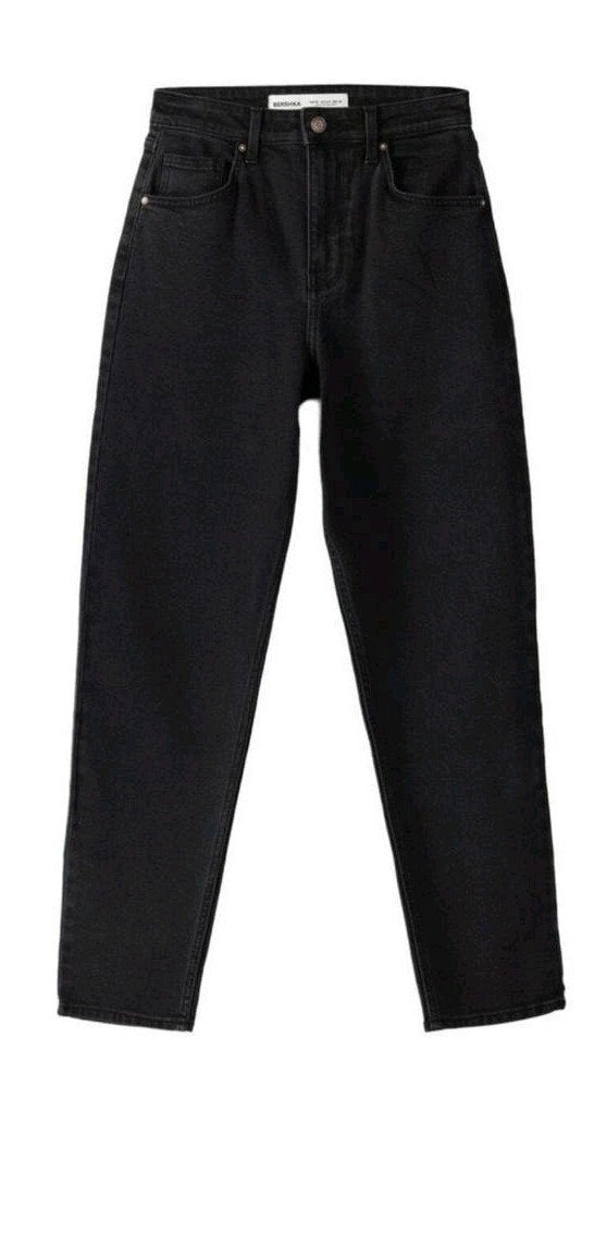 mom slim jeans zwart bershka maat 32 nieuw, Neuf, Bershka, Enlèvement, Taille 34 (XS) ou plus petite