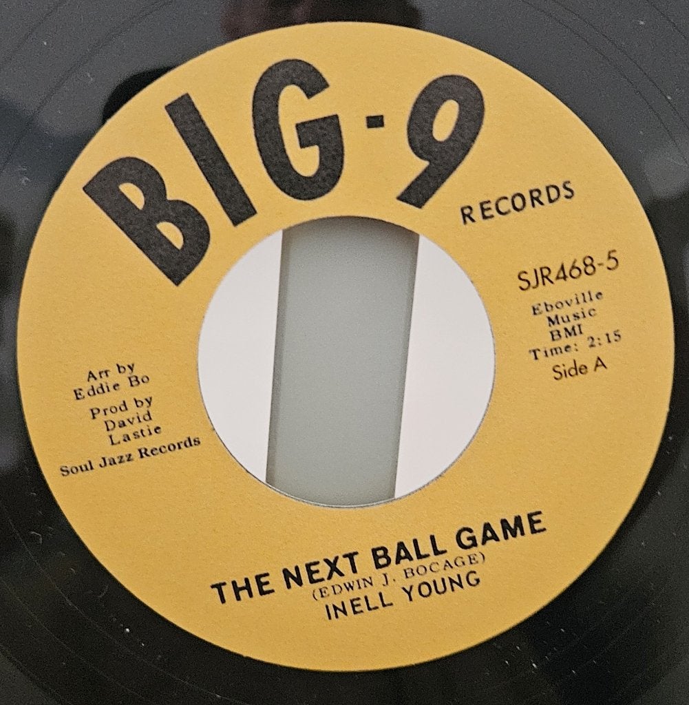 7" Single - Inell YOUNG - The Next Ball Game, R&B et Soul, 7 inch, Comme neuf, Autres types
